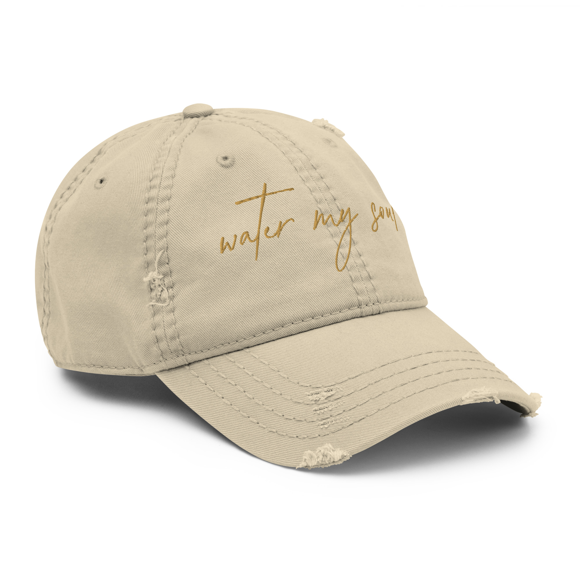'Water My Soul' Distressed Dad Cap - Image 5