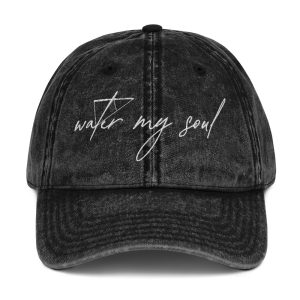 'Water My Soul' Vintage Dad Cap